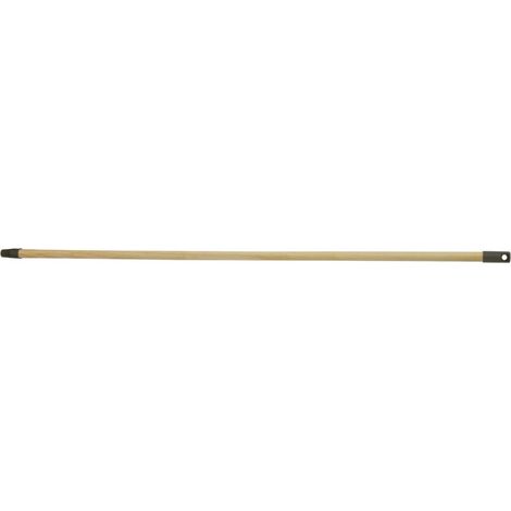 Rohrgriff aus rohem Holz 23,5 x 1,3 mit Schraube und Endstück