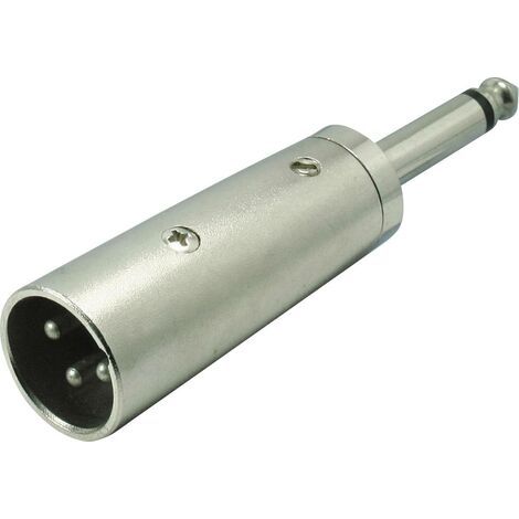 Kash Adaptateur XLR XLR mâle - Jack mâle 6.35 mm mono Nombre de pôles:3 1 pc(s) (1/3)