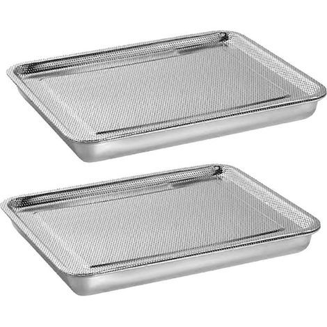 Plateaux de germination en acier inoxydable à 2 niveaux, 26,4 cm (10,4 pouces) (1/5)