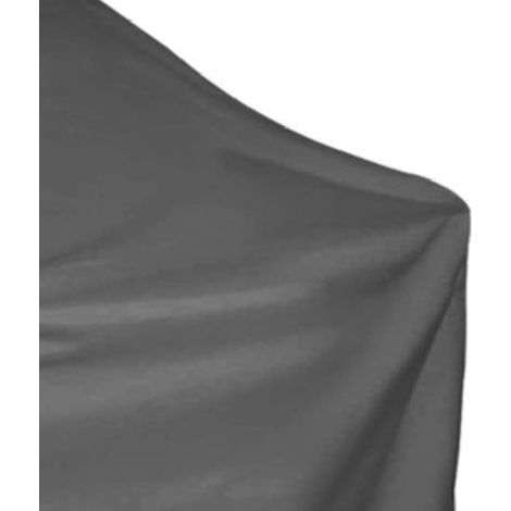 Funda negra para silla de jardín, fabricada en tela Oxford, impermeable y resistente al polvo. (1/5)