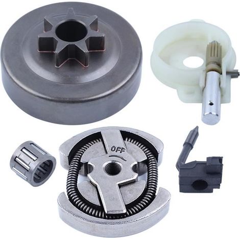 .325 "7T Tambour d'embrayage Roulement de cage de graisseur de pompe à huile Kit Pour Husqvarna 142 141 137 136 36 41 Tronçonneuse (1/3)