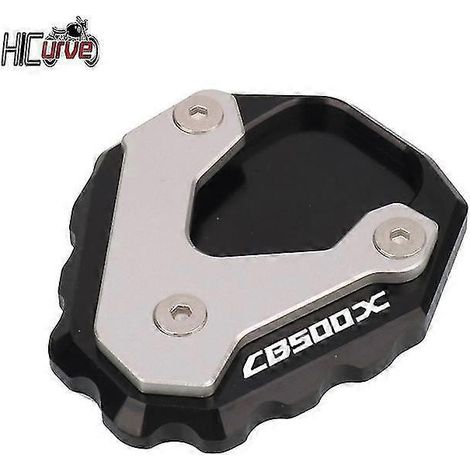 Seitenständer-Verlängerungsplatte für Honda CB500X (2019–2022) – Schwarz (1/5)