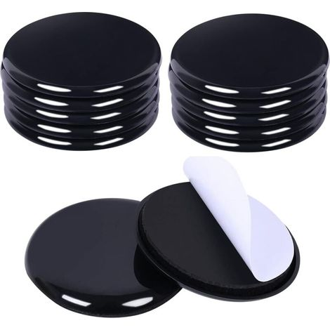 CHOYCLIT 16Pcs 70 mm Patins de Meubles en Téflon Lourds Patins Glisseur pour Tapis, Glisseurs Curseurs de Meubles pour Déplacement Facile, Réutilisables et Robustes, Protection et Réduction du Bruit (1/4)