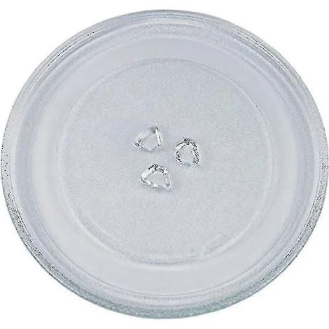 Plateau tournant universel en verre pour micro-ondes avec 3 supports, 24,5 cm (1/5)