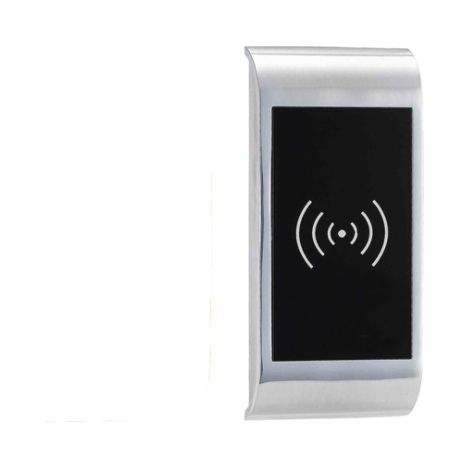 Serrure à capteur intelligent, serrure pour armoire de bureau, serrure pour armoire (argent) (1/5)
