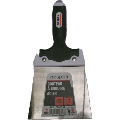 Couteau à enduire acier 12 cm avec manche soft touch - NESPOLI - 37010 12