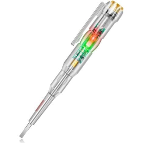 Stylo Testeur Électrique Réactif, Stylos Détecteurs de Puissance, Stylo Test D'induction Intelligent Sans Contact, Stylos de Test de Tournevis, Coque ABS, pour Réparation de Circuit(70‑250V) (1/5)
