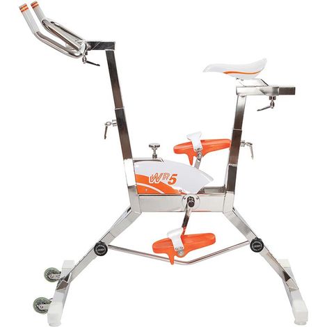 Aquabike - Ulta Sport - Click & Turn - Estructura de acero inoxidable - Agua 1,10m a 1,60m - 22,9kg - Anodizado - Waterflex WR5