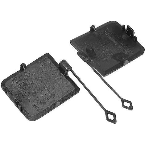 paire de caches pour anneaux de remorquage de pare-chocs arrière, en plastique non peint, compatibles avec BMW X1 E84 (2009-2016) (1/5)