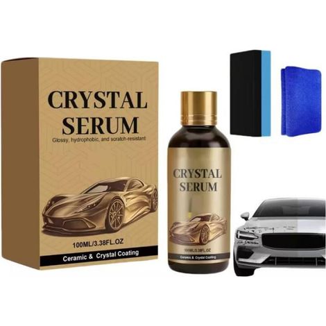 Kit de revêtement céramique pour voiture Crystal Serum 100ml Revêtement céramique pour voitures, protection de peinture automobile (1/5)
