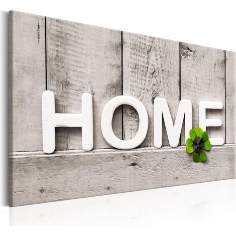 Tableau Imprimé "Happy Home" 60 x 90 cm (1/2)