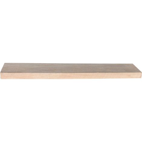 Quincadeco – Planche chêne massif 80 x 19 cm – Épaisseur 2,2 cm – Fabrication artisanale française – Charge max 15 kg (1/2)