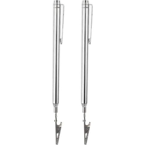 EHDIS 2 Grattoirs en synthétique avec 100 grattoirs écarlate grattoirs à long manche pour retirer (1/5)
