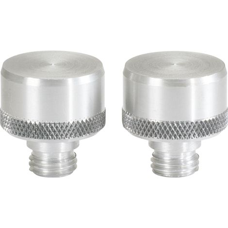 Par de cabezas de clavadores aluminios Ø 25mm, 2 pzs