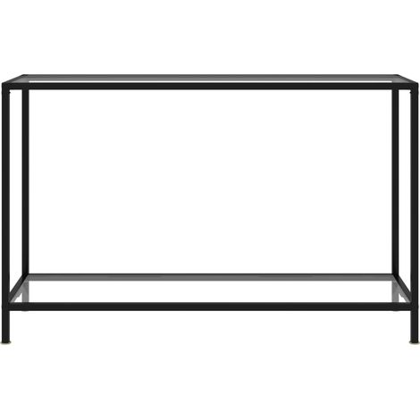 Maison Exclusive - Tavolo Consolle Trasparente 120x35x75 cm in Vetro Temperato
