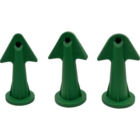 Buse triangulaire verte, buse à 3 points, outil de remplissage et d'étanchéité pour joints de portes et fenêtres.
