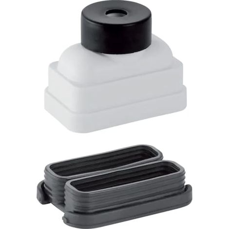 Geberit coperchio di sfiato con guarnizione per troppopieno, per raccordo lavabo Clou, 258699001