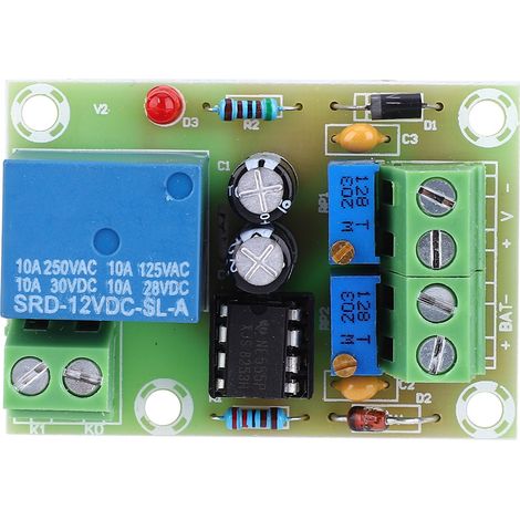 Contrôleur de charge de batterie de stockage XH M601, carte de commande de puissance de chargeur intelligent DC 12V