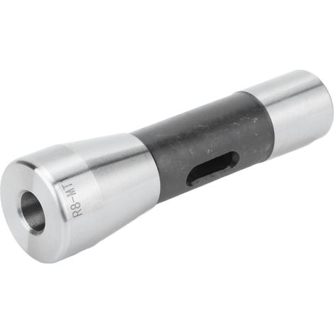Adaptateur de broche réducteur à cône Morse R8 vers MT1 en acier allié pour tour