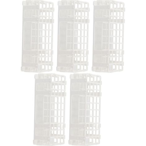Porte-tubes à essai, 40 trous, plastique, 20 x 20 mm, lot de 5 (1/5)
