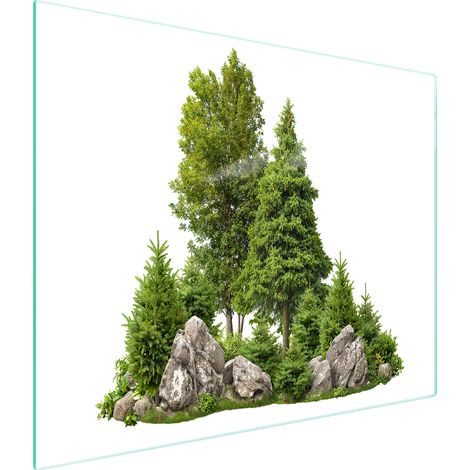 Schneidebrett aus Glas, 52 x 30 cm, Holz (1/5)