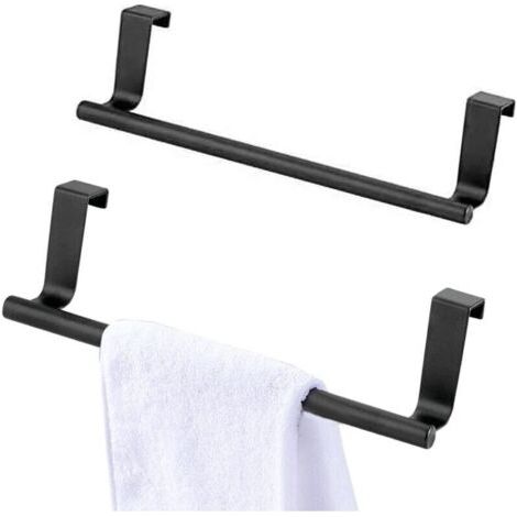 2 Porte Torchon Cuisine, Accroche Torchon, Rail de Suspension en Acier Inoxydable Pour Cuisine Et Salle de Bain, Porte Serviette Salle de Bain Sans Percage，Porte Torchon