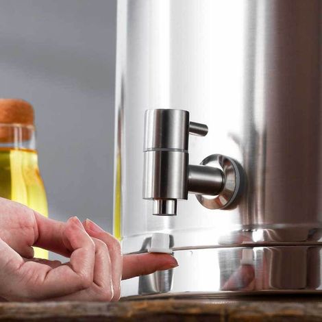 Robinet - Acier Inoxydable 304 - Pour Tonneau de Bière et Récipient à Boissons - Diamètre d'Installation 16 mm - 1 Pièce (1/5)
