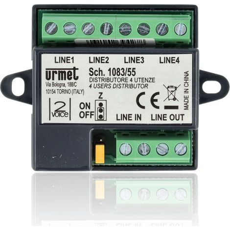 URMET 1083/55 - Distributore 4 utenze, da esterno (1/4)