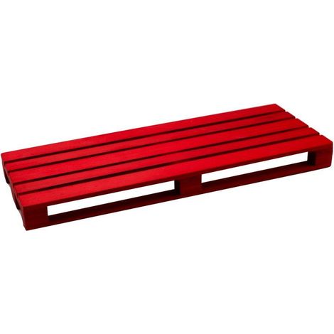 Palette rouge cm40x15h3,5