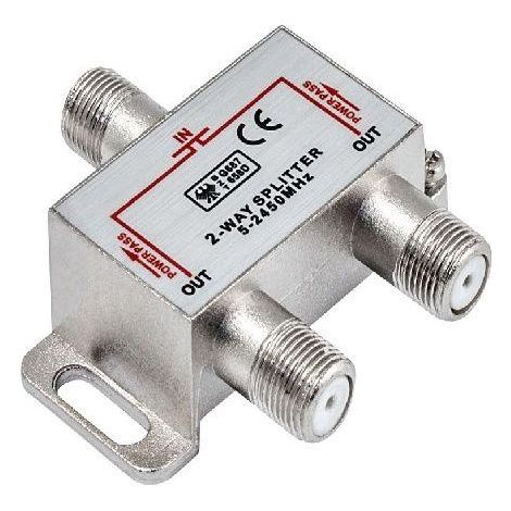 FPLUS repartidor 2 vias splitt , Distribuidor de television 2 salidas
Distribuidor de television Splitter 2 salidas.
De 1 entrada a 2 salidas de 5 a 2050MHz.
Terrestre y satélit