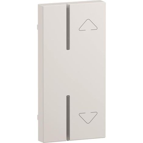 Cubierta de interruptor Legrand 765620 símbolo Auf Ab 4x7 cm