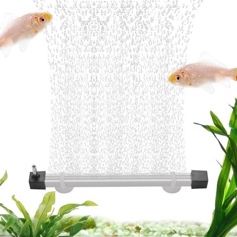 Aquarium Air Stone, Aquarium Air Diffuser, Aluminium Alloy Air Bubble Bars, Silencer Fine Bubble for Hydroponic Cultivation Tank Aquarium Fish (1/5)