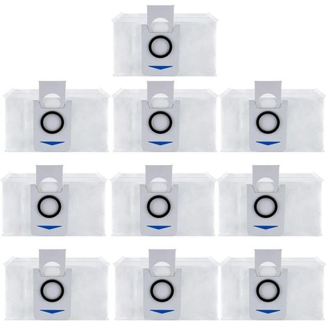 Einweg-Staubsaugerbeutel für ECOVACS DEEBOT X1, OMNI, DEEBOT T10, T20 und Omni Robot Staubsaugerroboter – Ersatzteilpackung mit 10 Stück (1/4)