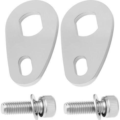Set of 2 torque arms for electric bikes, 12 x 10 mm, made of 304 stainless steel, for motor and frame (1/5)