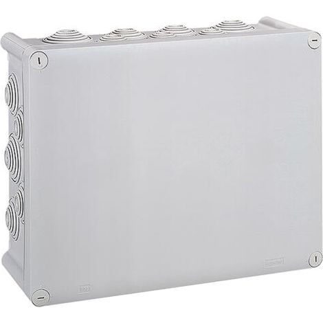 Boîte de dérivation rectangulaire Plexo dimensions 310x240x124mm - gris RAL7035 - 092082 - LEGRAND