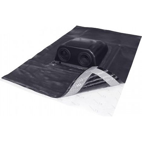 Universal Duo Solardurchführung für 2 Rohre Ø 31mm 56 x 35,8 cm (1/3)