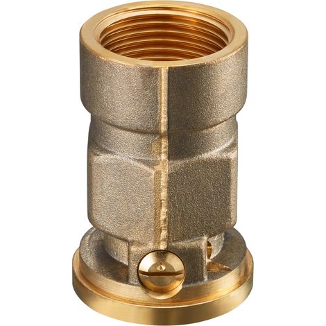 OVENTROP Soupape d'arrêt SVI DN 32, G 1 1/4 IG, G 2 IG ÜM, PN 10, laiton, 1070210