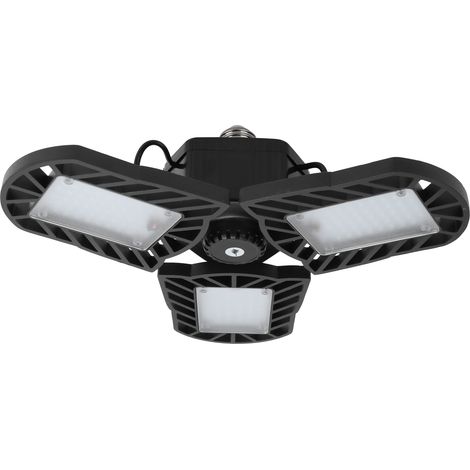 Lampe de Garage LED 60W SD-0013, Lumière de Travail Pliable à 90° avec Cordon de Sécurité 85-265V