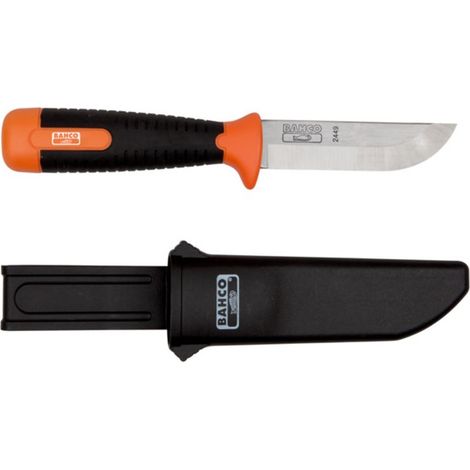 CUCHILLO ALTA RESISTENCIA HOJA CURVADA - BAHCO