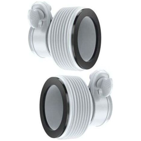 Adaptateur de tuyau Intex B – Kit double pour raccordement piscine gonflable, pièces de rechange compatibles, plastique résistant (1/5)
