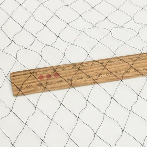 Schwarzes Schutznetz 6x10 m, ideal für die Vieh- und Vogelkontrolle, Artikelnummer L24070. (1/2)