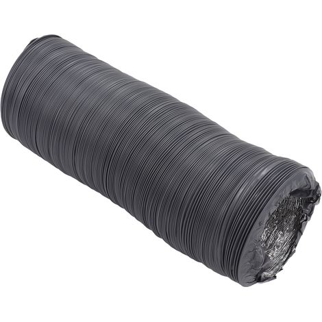 Conduit flexible en aluminium de 1 m de long avec collier de serrage pour conduit d'évacuation des fumées de ventilation de 4 pouces (1/5)