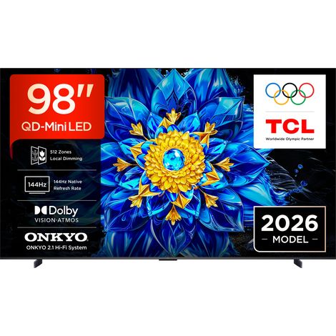 TCL P8L TV 98P8L – QD-Mini LED 98", 4K HDR, Google TV, 144Hz VRR, Audio Onkyo 2.1 (1/4)