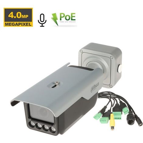 Dahua telecamera bullet  lettura targhe IP 4Mp Ottica 8 - 32 mm IR 20 m - ITC413-PW4D-IZ3 T