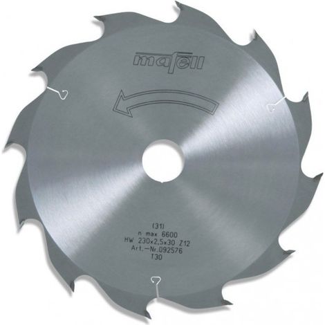 Mafell Sägeblatt HM 230 x 1,8 / 2,5 x 30 mm Z 12  KSP 85 092576
