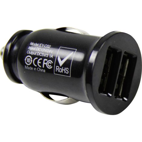 HP Autozubehör Duo USB Ladestecker 12V 12 V zu 5 V