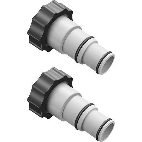 2 Pièces Adaptateur de Tuyau de Piscine, Piscine Adaptateur, Raccord Piscine, avec Filetage Intérieur pour Connexions 1,5 et 1,25 (1/5)