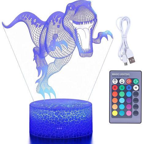 Lampe de bureau en forme de dinosaure (1/5)