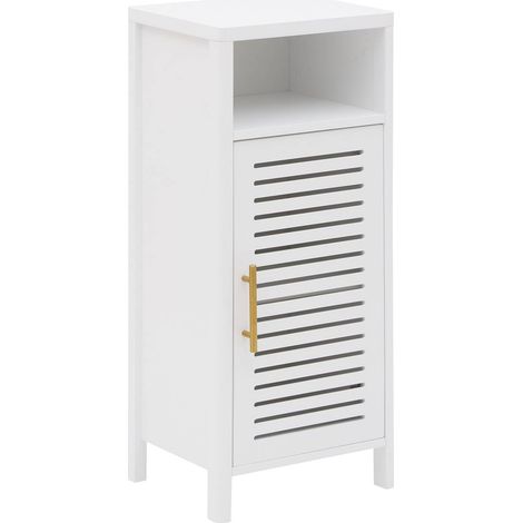 Mobile basso orea rettangolare 30x36 cm, 1 anta, bianco - 5five (1/5)