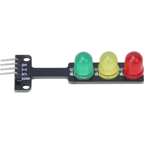 Lot de 10 modules de feux de signalisation à luminosité normale, commande numérique séparée, 5 V (1/5)